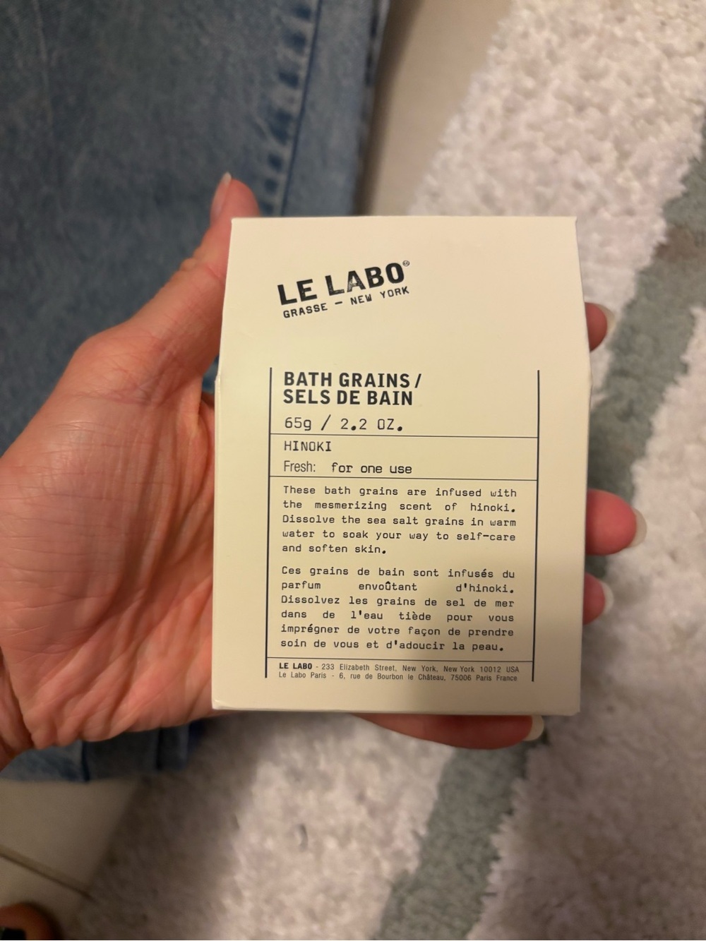Three Le Labo Bath Grains